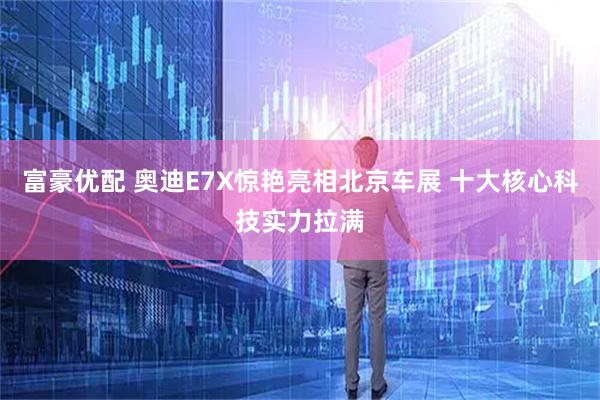富豪优配 奥迪E7X惊艳亮相北京车展 十大核心科技实力拉满